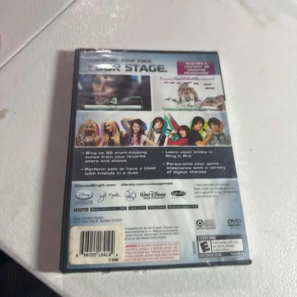 Disney Sing It - PlayStation 2 PS2 Game, Factory Sealed New